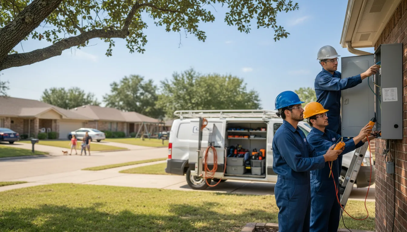 Certified electrician providing emergency electrical services in Glenwood, GA